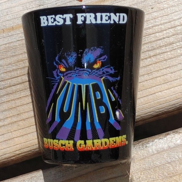 Busch Gardens Kumba Shot Glass "Best Friend" - Picture 1 of 4